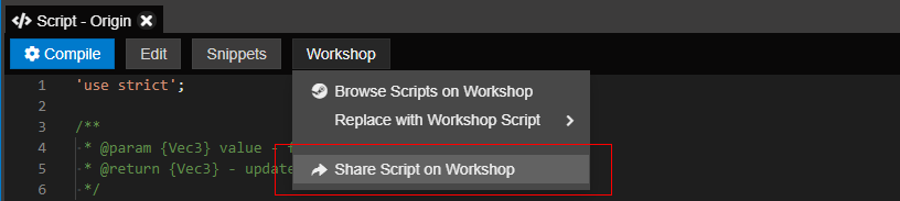 Share Script