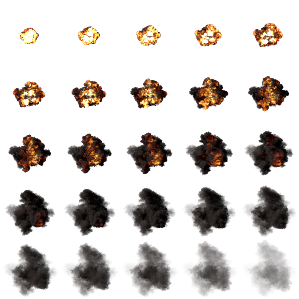 Explosion Animation Spritesheet